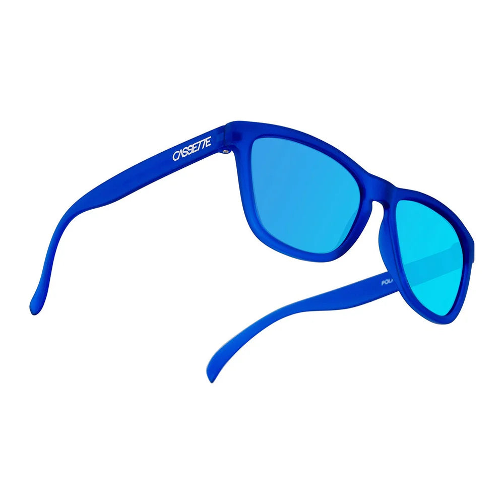 Cassette Optics Easy Livin Sunglasses - Indigo Heat / Blue Mirror Polarized Lens
