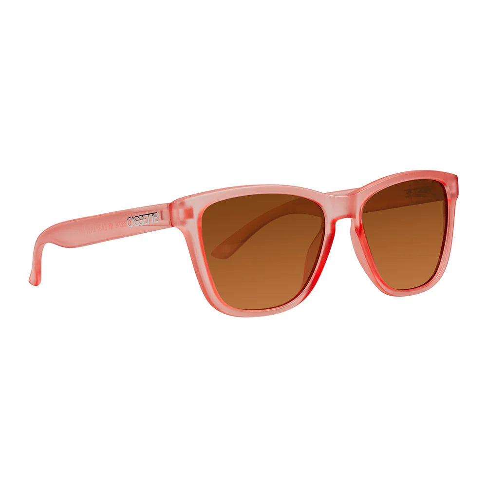 Cassette Optics Easy Livin X Sunglasses - Matte Pink Lady / Polarized Amber Lens