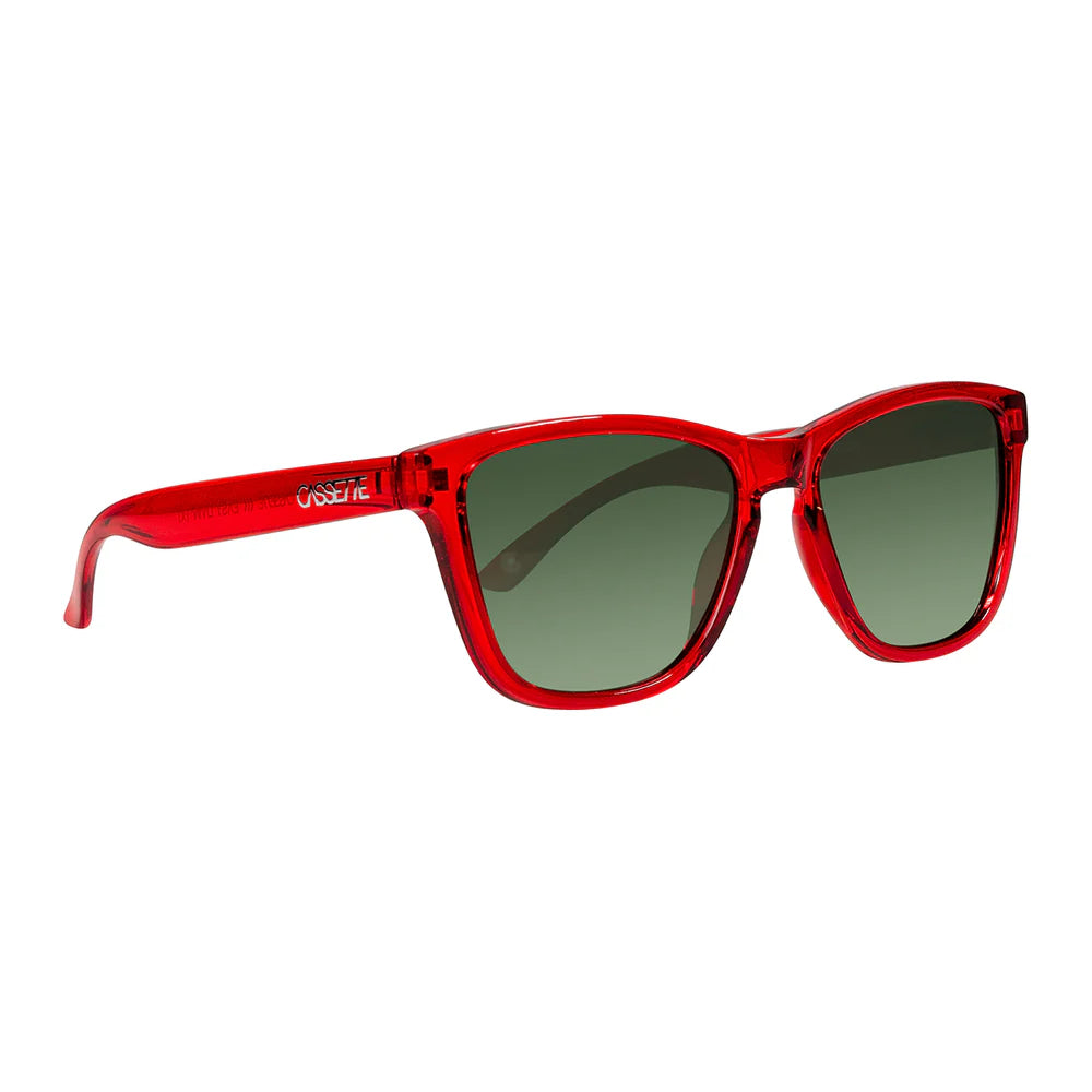 Cassette Optics Easy Livin X Sunglasses - Ruby Red / Polarized G15 Lens