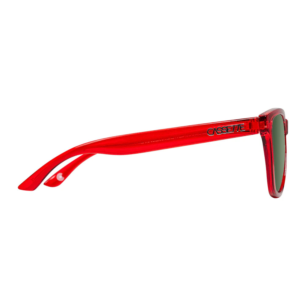 Cassette Optics Easy Livin X Sunglasses - Ruby Red / Polarized G15 Lens