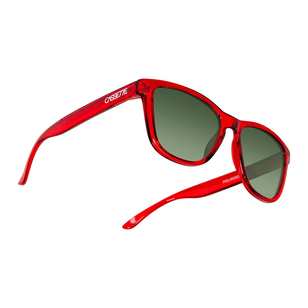 Cassette Optics Easy Livin X Sunglasses - Ruby Red / Polarized G15 Lens