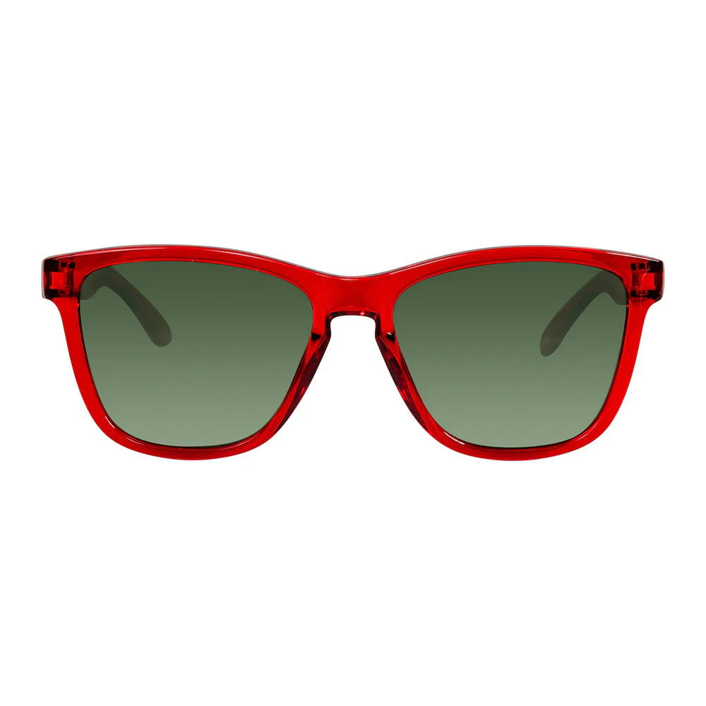 Cassette Optics Easy Livin X Sunglasses - Ruby Red / Polarized G15 Lens