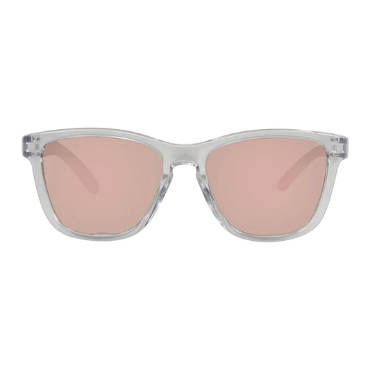 Cassette Optics Easy Livin X Sunglasses - Clear / Polarized Rose Mirror Lens