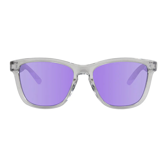 Cassette Optics Easy Livin X Sunglasses - Clear / Polarized Purple Mirror Lens