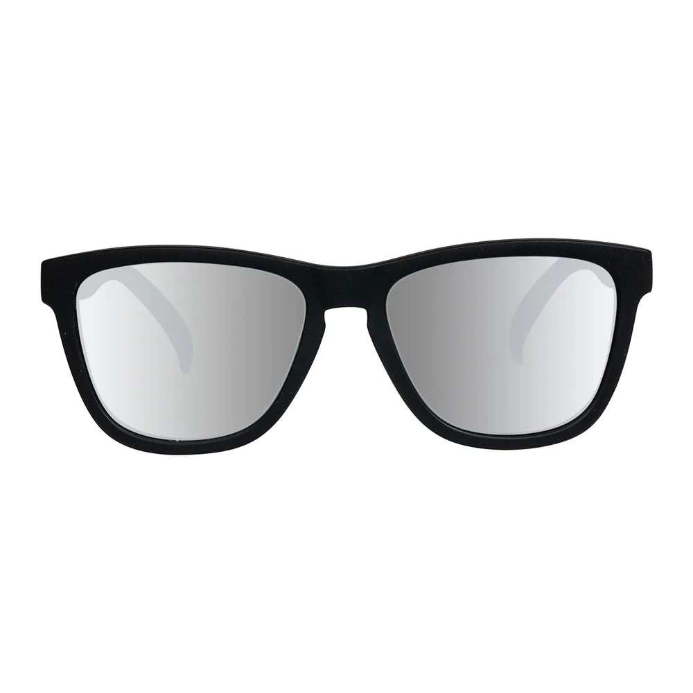 Cassette Optics Easy Livin Sunglasses - Matte Black / Chrome Mirror Polarized Lens