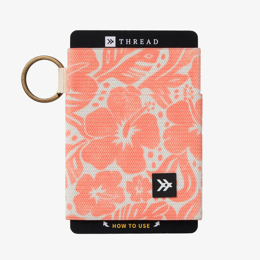 Thread Elastic Wallet - Coral Crush