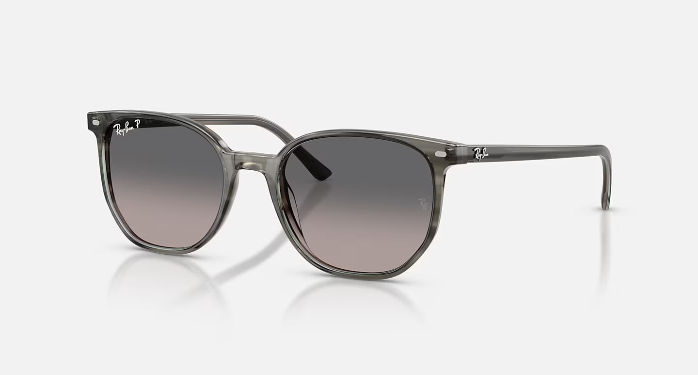 Elliot Striped Grey w/ Polar Grey Gradient RB2197