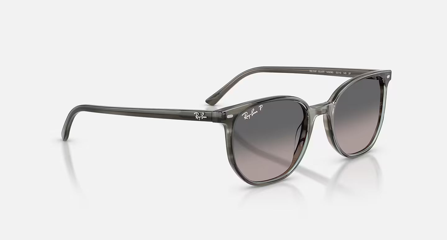 Elliot Striped Grey w/ Polar Grey Gradient RB2197