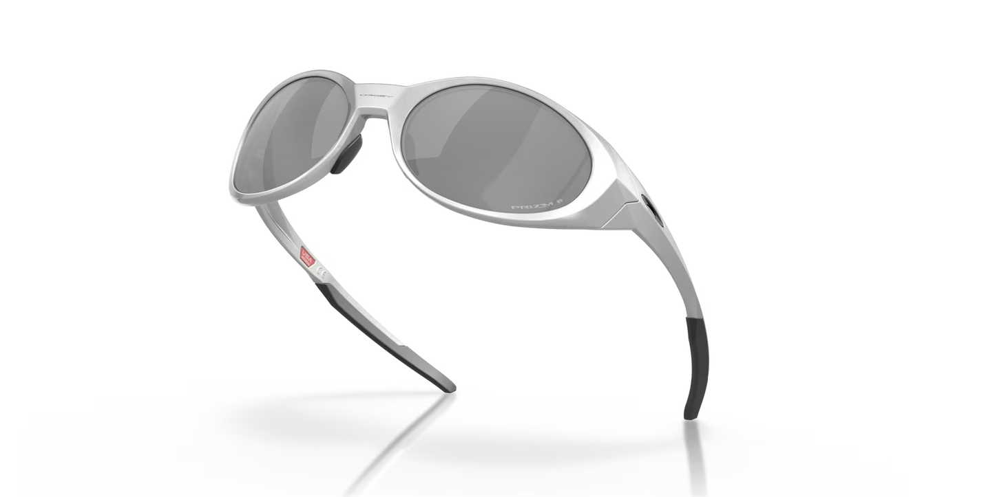 Eyejacket Redux Silver w/ Prizm Black Polarized