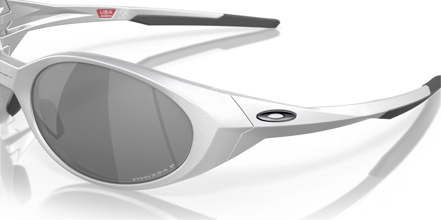 Eyejacket Redux Silver w/ Prizm Black Polarized