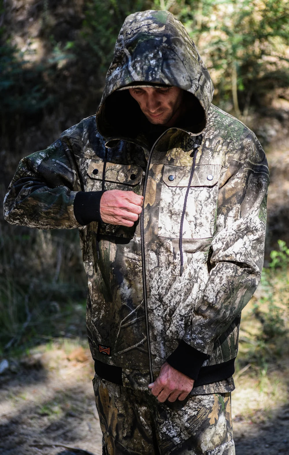 Independent BTG Hooded Canvas Work Jacket - Real Tree Camo