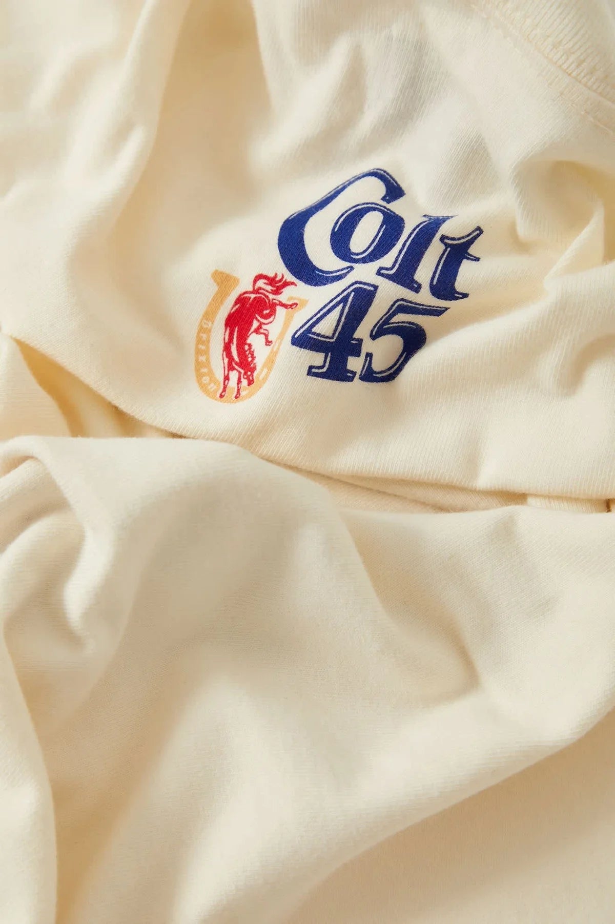 Brixton x Colt 45 40oz Oversized Tee - Cream