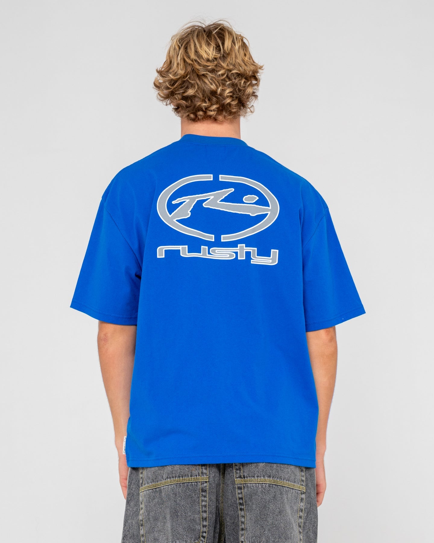 Rusty Turbo S/S Tee - Royal Blue