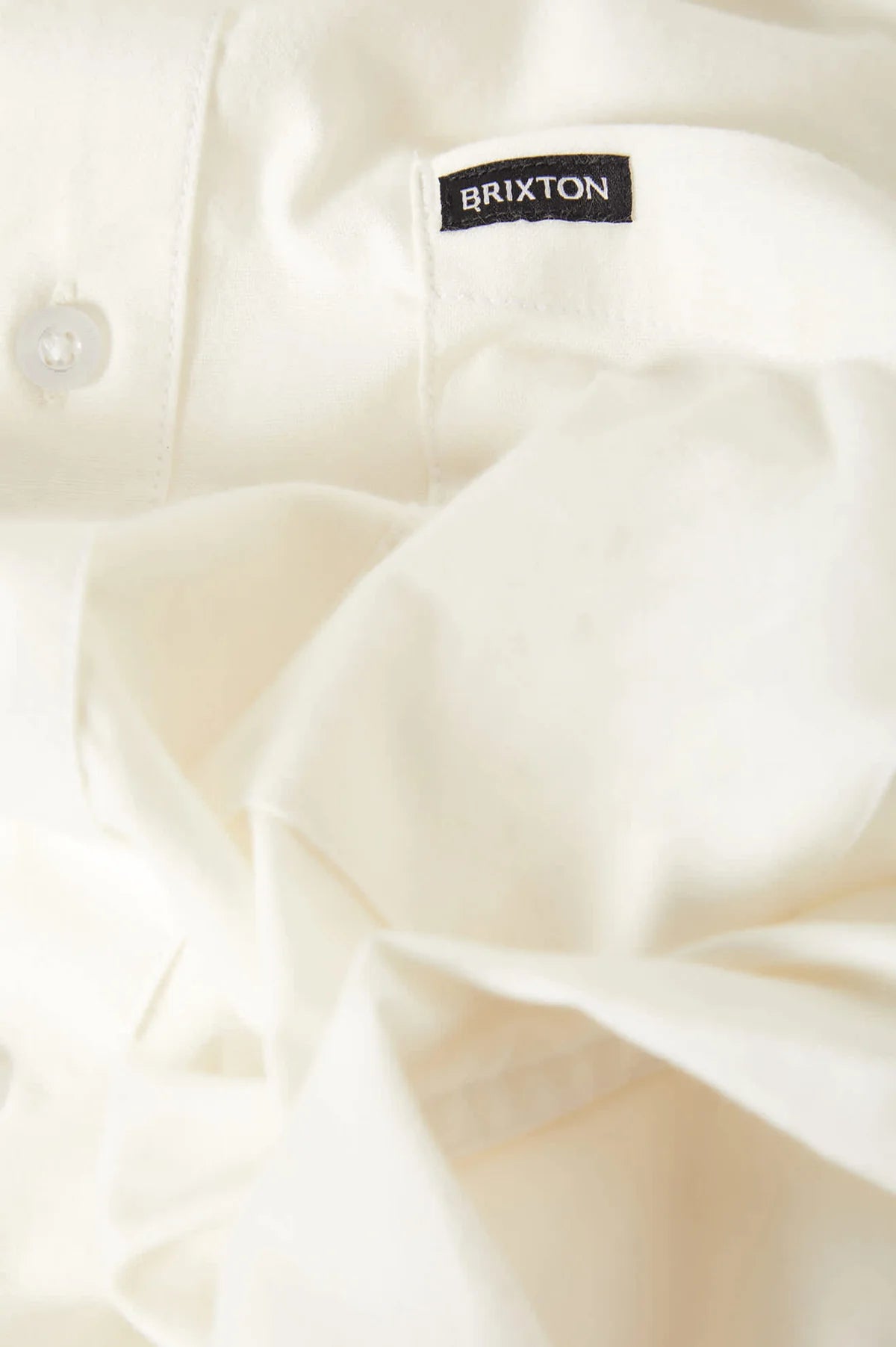 Brixton Sanford Oxford S/S Shirt - Off-White