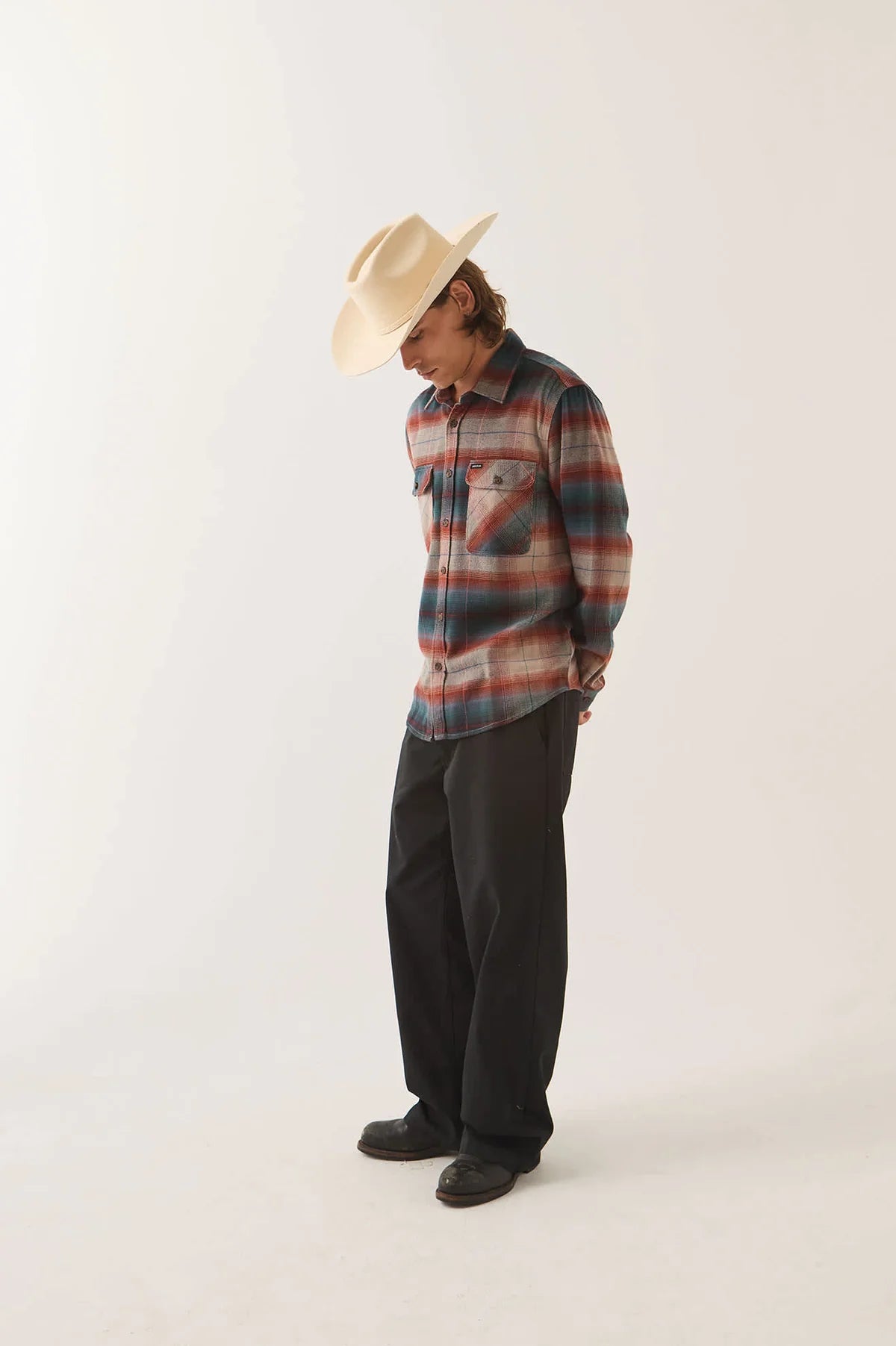 Brixton Bowery Flannel - Multi/Shadow