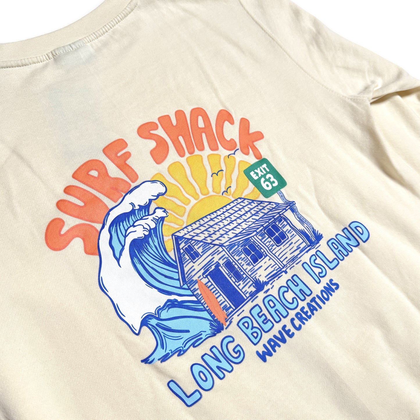 Surf Shack X Wave Creations Crewneck - Tan