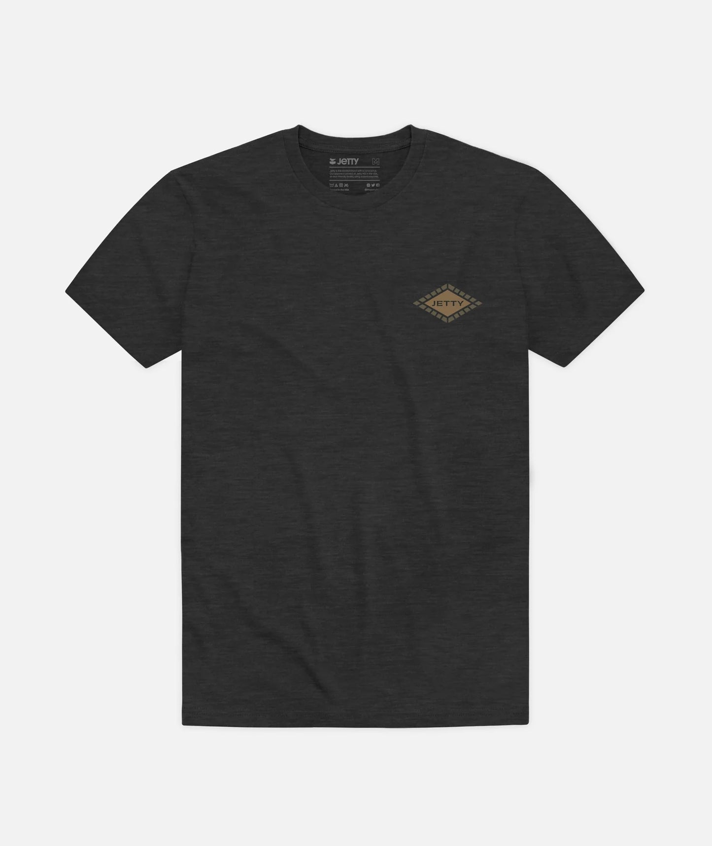 Fins Tee - Charcoal