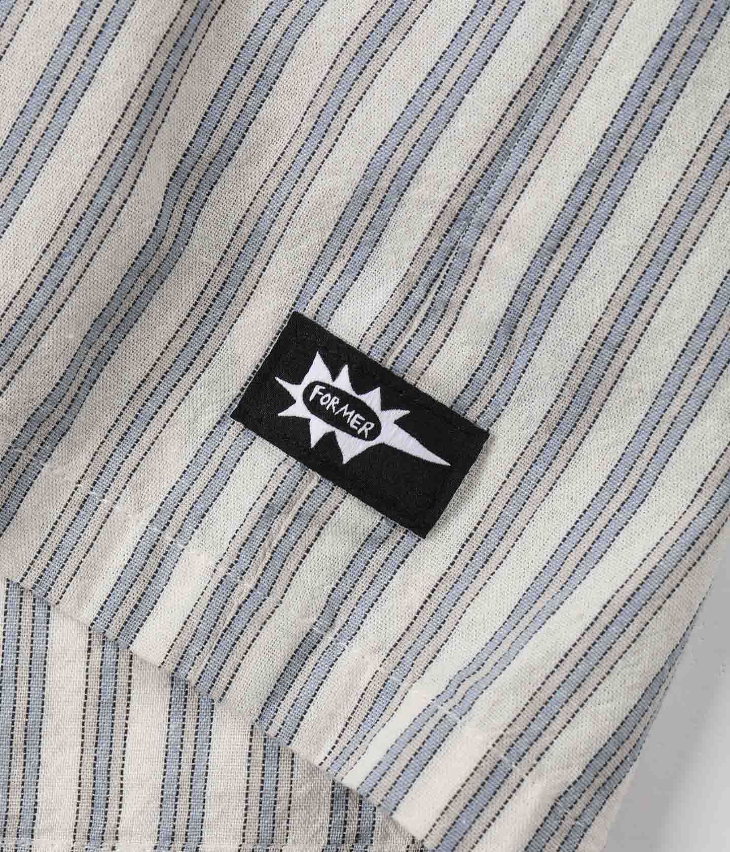 Former Reynolds Striped S/S Shirt - Bone