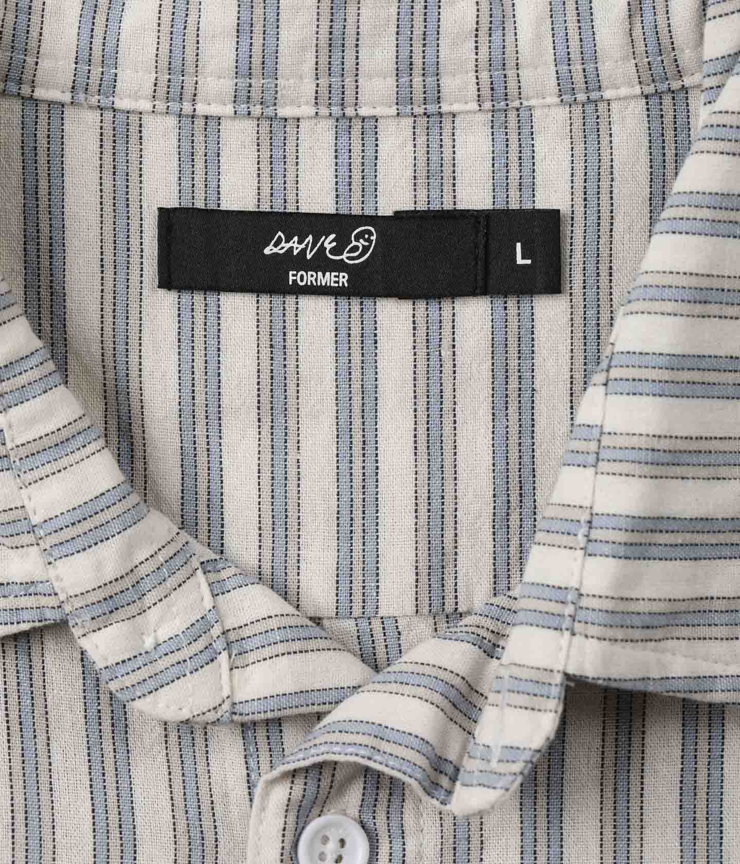 Former Reynolds Striped S/S Shirt - Bone