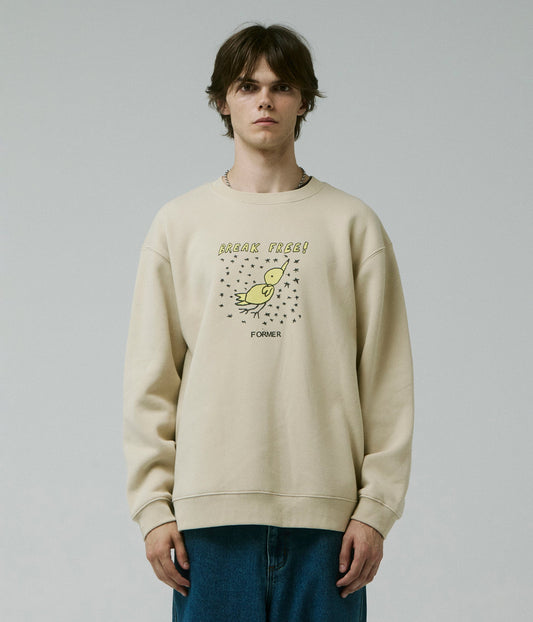 Former Break Free Crewneck Sweatshirt - Bone