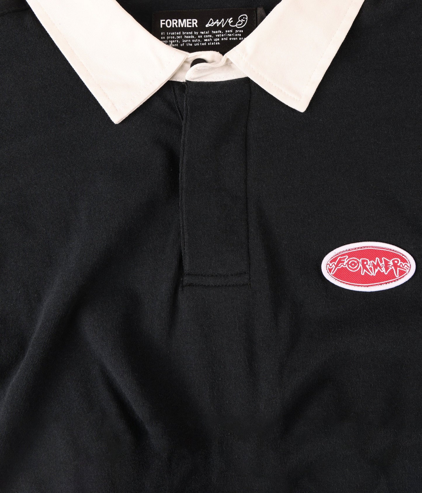 Former Reynolds Flatline Rugby Polo - Black