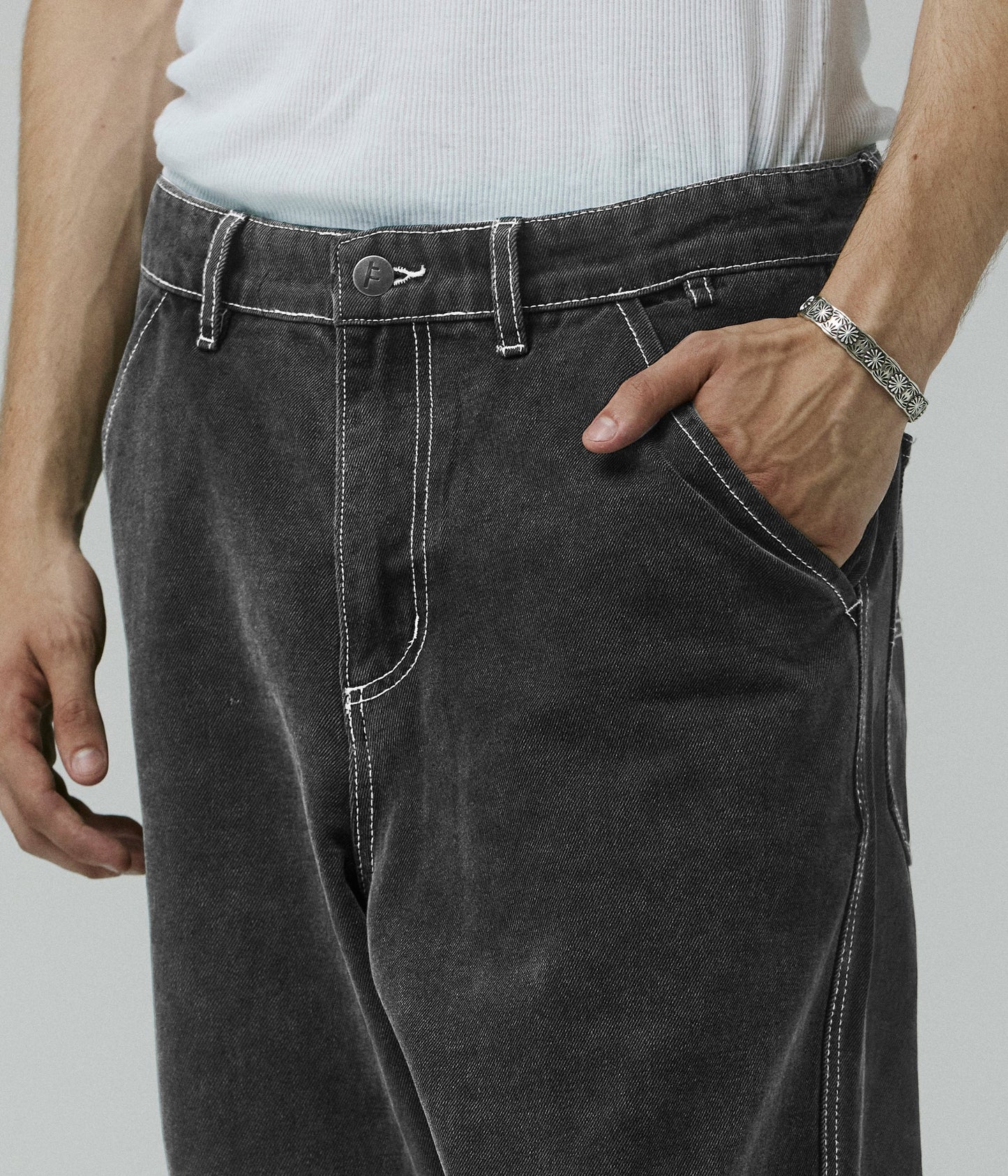 Former Reynolds Flatline Denim Pant - Washed Black