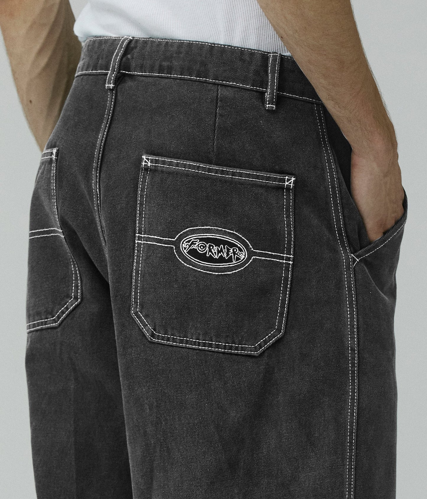 Former Reynolds Flatline Denim Pant - Washed Black