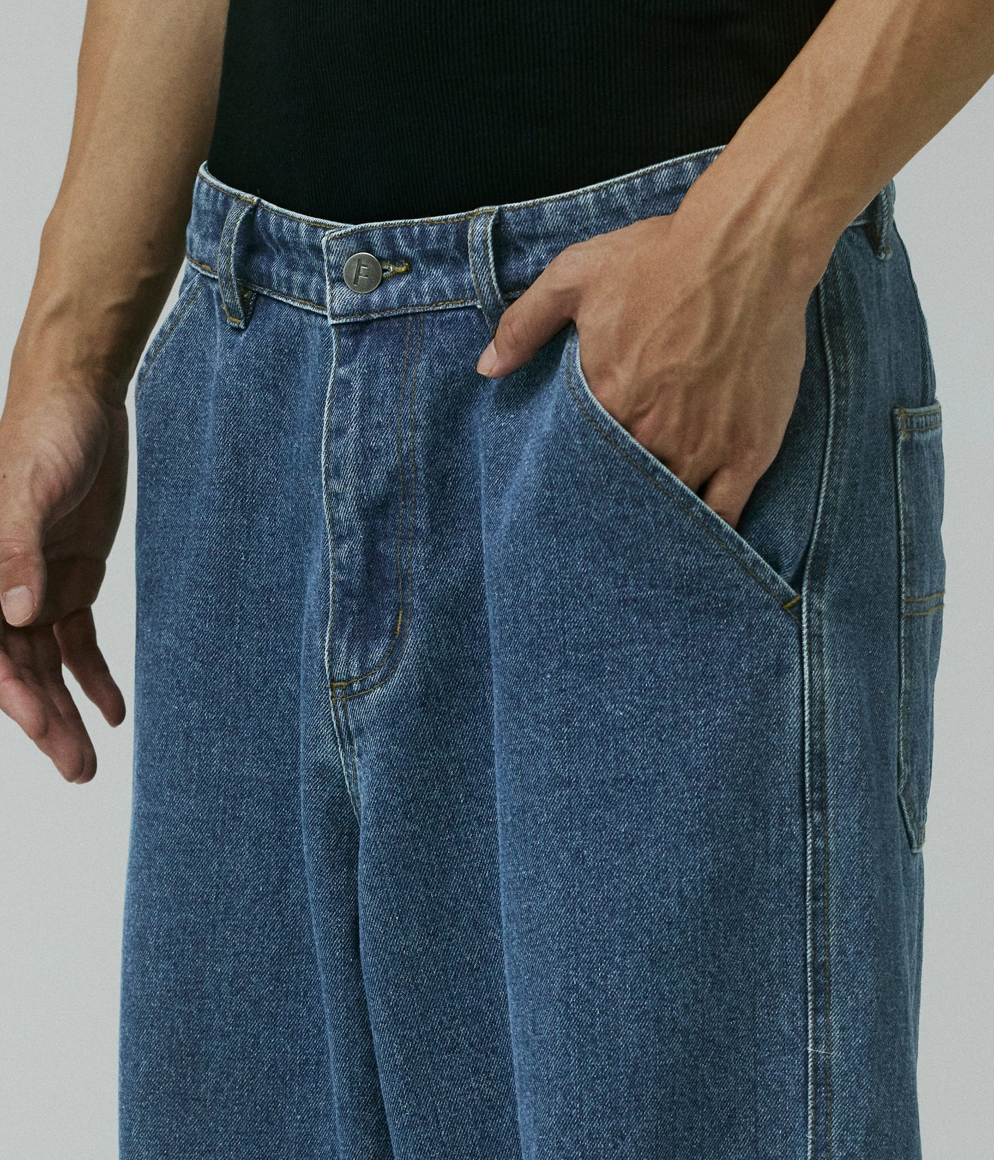 Former Reynolds Flatline Denim Pant - Dark Blue