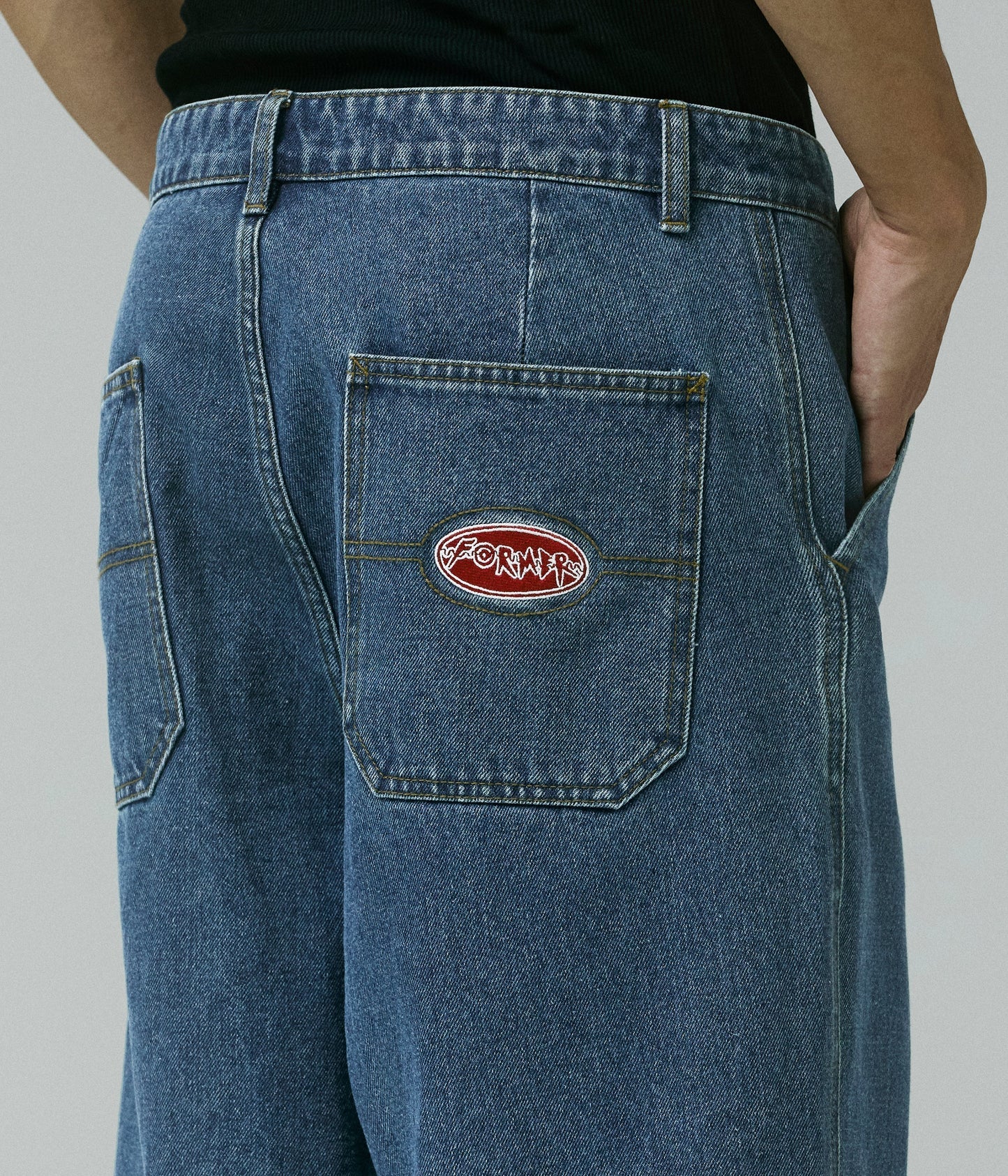 Former Reynolds Flatline Denim Pant - Dark Blue