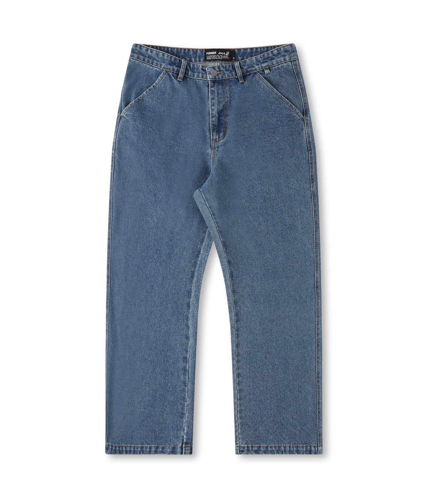 Former Reynolds Flatline Denim Pant - Dark Blue