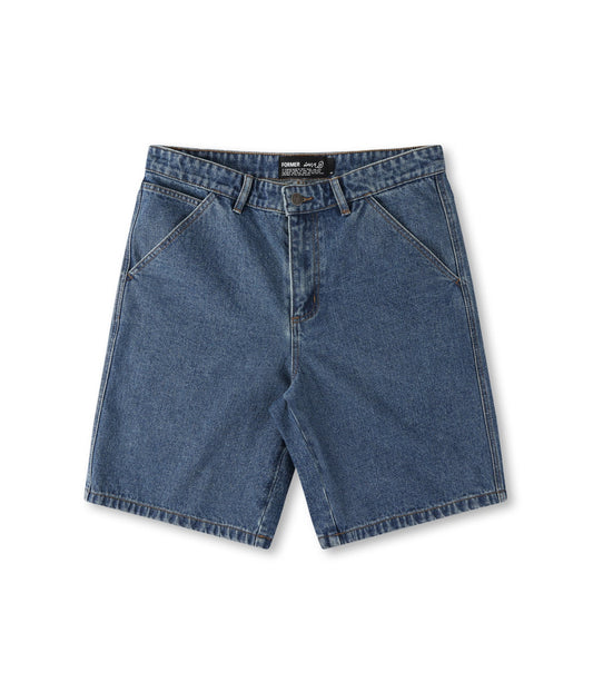 Former Reynolds Flatline Denim Short - Dark Blue