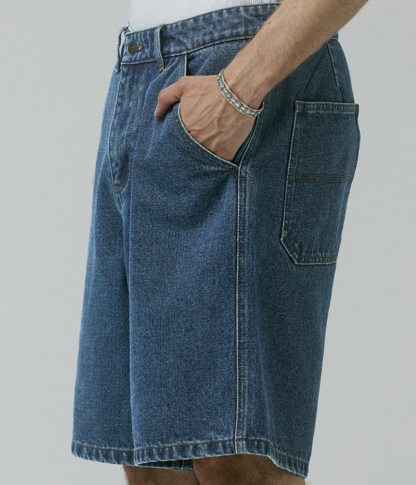 Former Reynolds Flatline Denim Short - Dark Blue