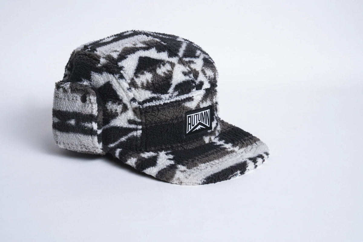 Autumn Fleece Flap Cap - Black