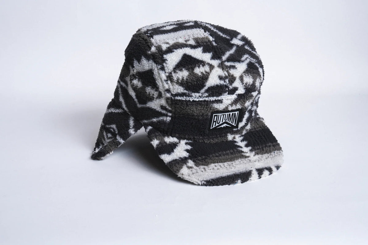 Autumn Fleece Flap Cap - Black