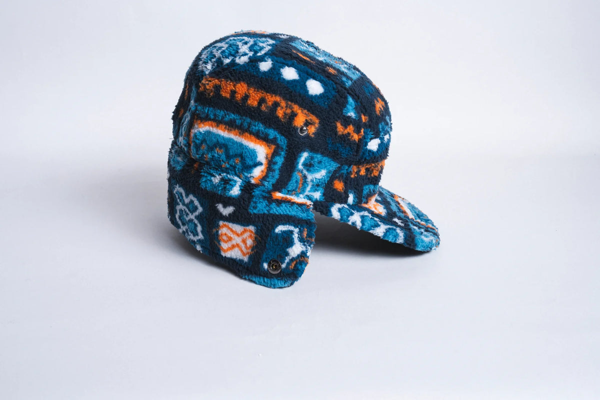 Autumn Fleece Flap Cap - Slate
