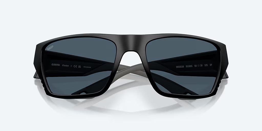 Finlet Matte Black w/ Gray 580P