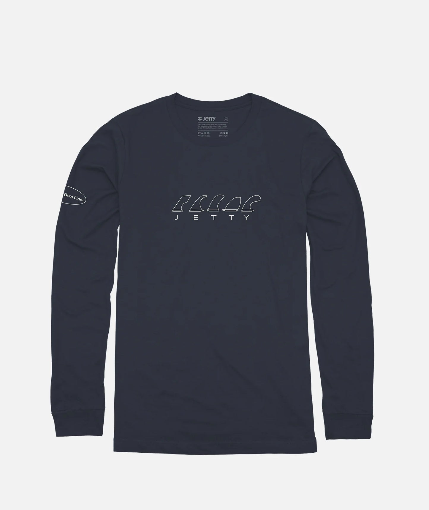 Fins L/S Long Sleeve Tee - Blue