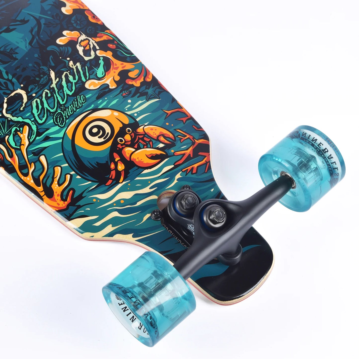 Flipside Fractal Complete Drop Thru Longboard