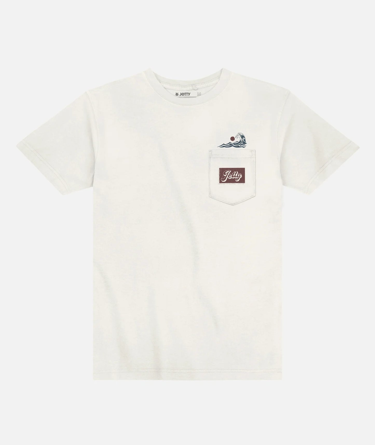 Fresh Catch Pocket Tee - White