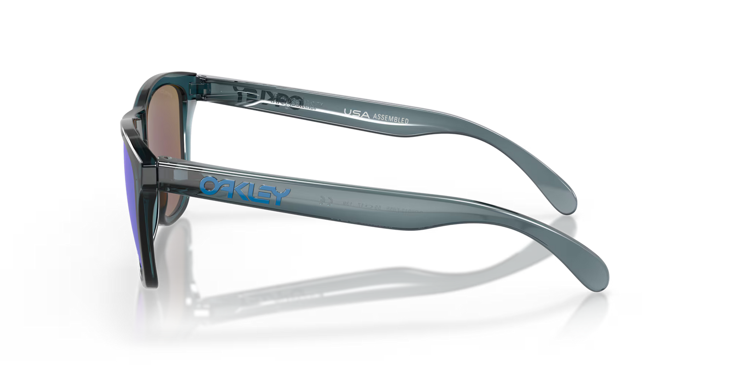 Frogskins Crystal Black w/ Prizm Sapphire Iridium Polarized