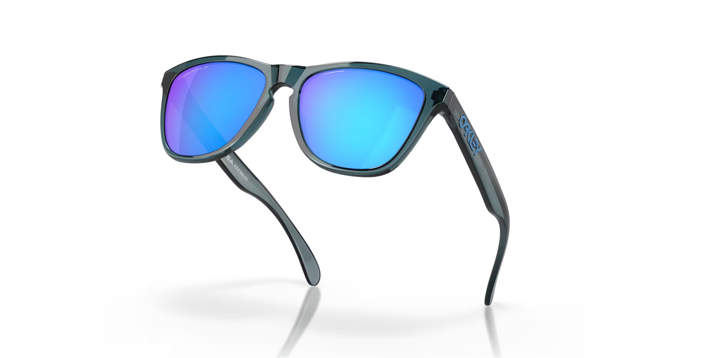 Frogskins Crystal Black w/ Prizm Sapphire Iridium Polarized
