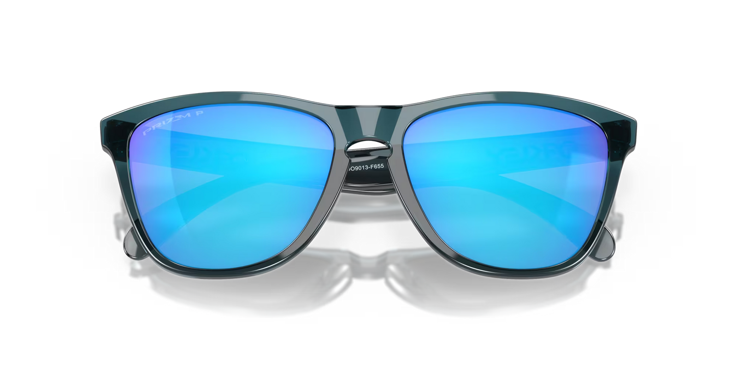 Frogskins Crystal Black w/ Prizm Sapphire Iridium Polarized