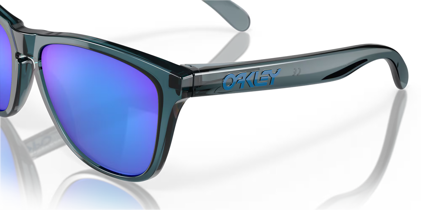 Frogskins Crystal Black w/ Prizm Sapphire Iridium Polarized