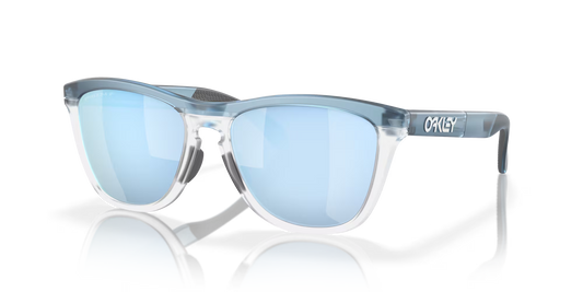 Frogskins Range Trans Stonewash/Clear w/ Prizm Deep Water Polarized
