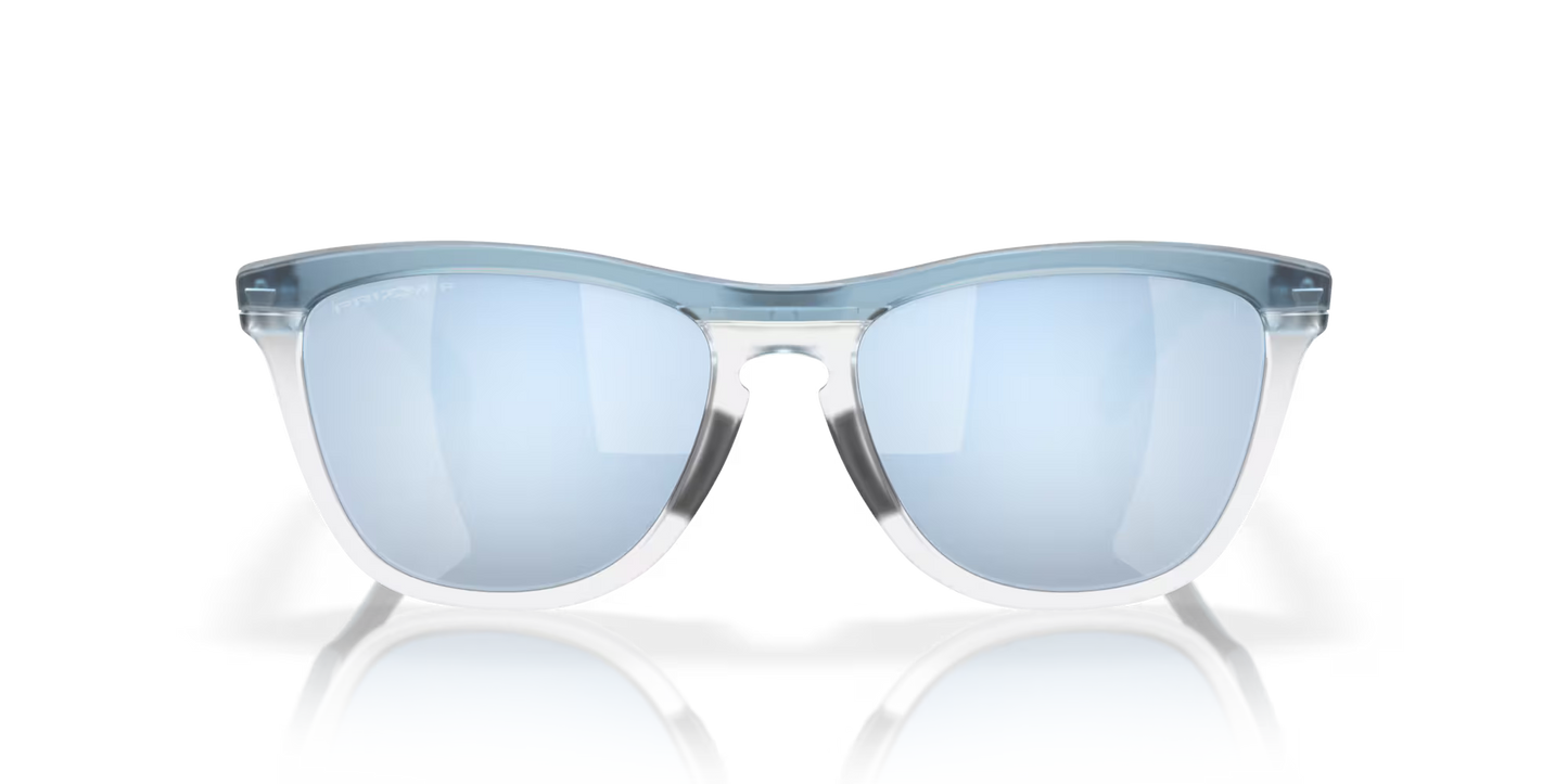 Frogskins Range Trans Stonewash/Clear w/ Prizm Deep Water Polarized