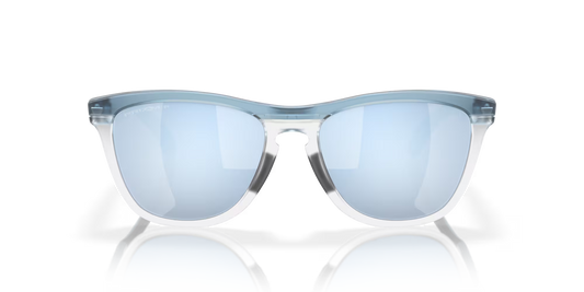 Frogskins Range Trans Stonewash/Clear w/ Prizm Deep Water Polarized