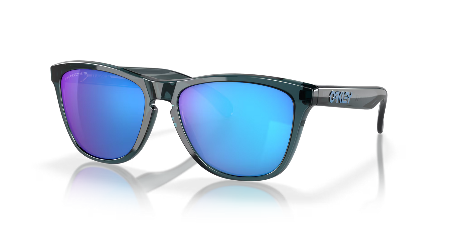 Frogskins Crystal Black w/ Prizm Sapphire Iridium Polarized