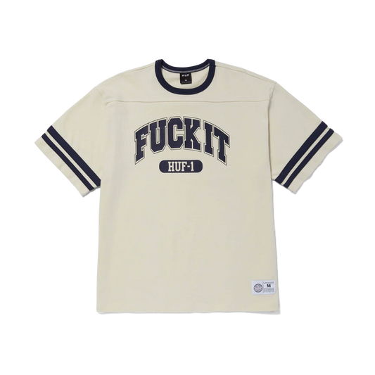 HUF Fuck It Football Shirt - Ivory