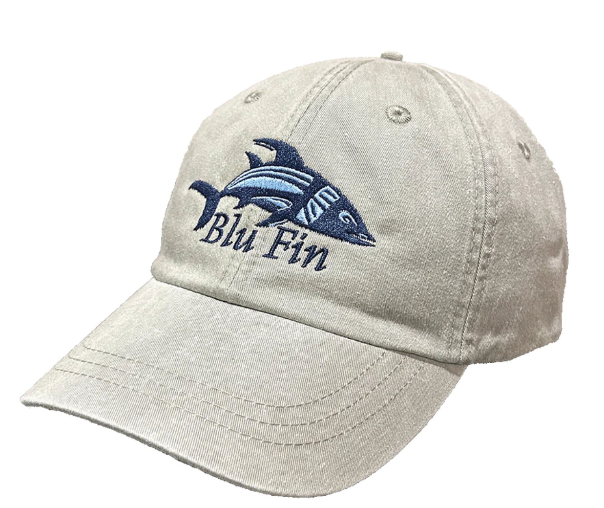 WāvvFront Blu Fin Dad Hat - Sea Stone