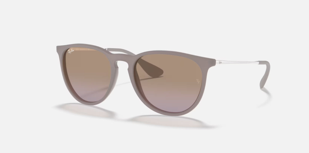 Ray-Ban Erika Dark Rubber Sand w/ Violet Brown Gradient